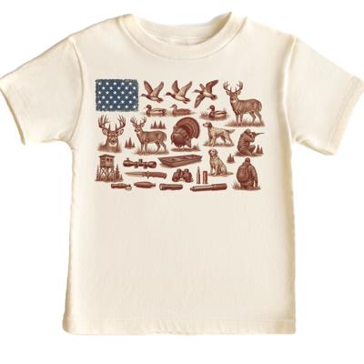 Hunting Flag Kids Tee Shirt