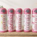  Girls Personalized Pink Flip Top 12 oz Tumblers and Straw
