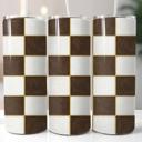  Checkered 20oz Stainless Steel Tumblers