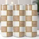  Checkered 20oz Stainless Steel Tumblers