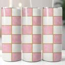  Checkered 20oz Stainless Steel Tumblers