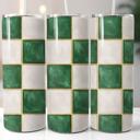  Checkered 20oz Stainless Steel Tumblers