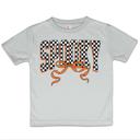  Spooky Girls Checkered Halloween Tee Shirt