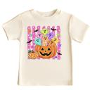  Pumpkin and Ghosts Girls Halloween Tee Shirt