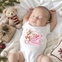  My First Christmas Baby Onesie, Personalized Name and Date 