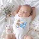  My First Christmas Baby Onesie, Personalized Name and Date 
