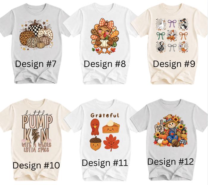 Girls Fall Tee Shirt
