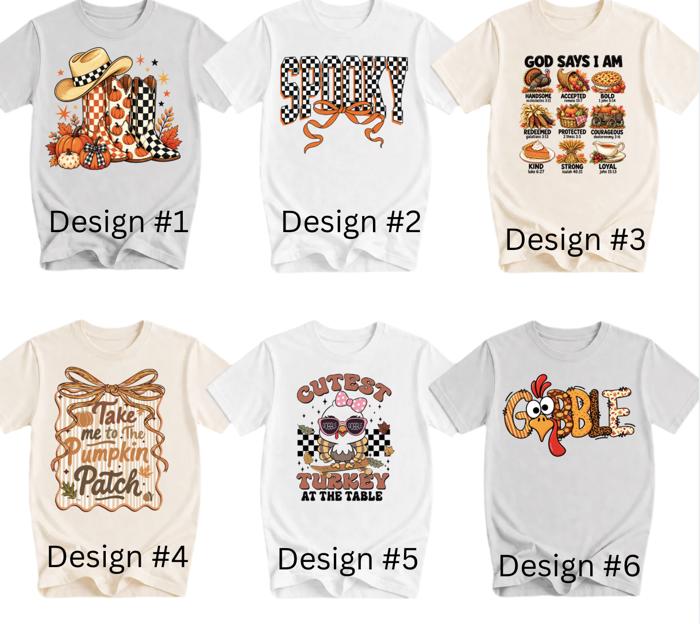 Girls Fall Tee Shirt