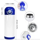  Baseball 12 oz Leak Proof Flip Top Personalized Water Bottle