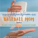  Baseball Mom Softie | Baseball Collection | Scented Squeeze Wax Melt | Squeeze Candle