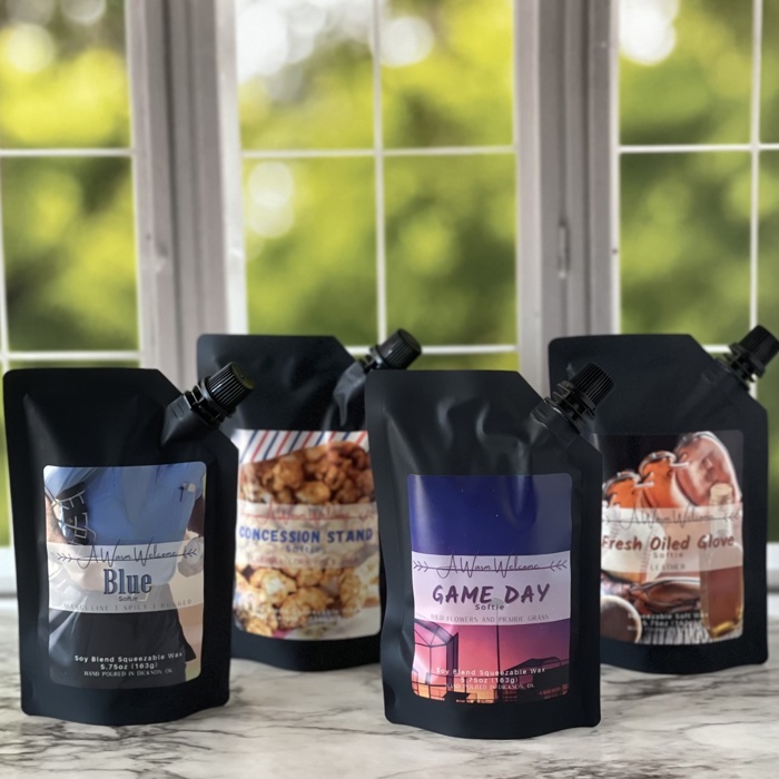 Concession Stand Softie | Caramel Popcorn Scented | Squeeze Wax Melt | Baseball Collection | Squeeze Candle