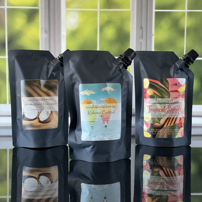 Kokomo Cocktail Softie | Summer Squeeze Wax Melt | Home Fragrance | Squeeze Candle