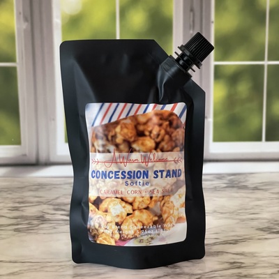 Concession Stand Softie | Caramel Popcorn Scented | Squeeze Wax Melt | Baseball Collection | Squeeze Candle
