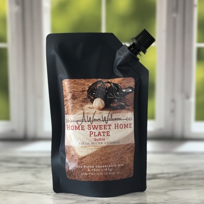 Home Sweet Home Plate Softie | Scented Squeeze Wax Melt | Baseball Collection | Squeeze Candle