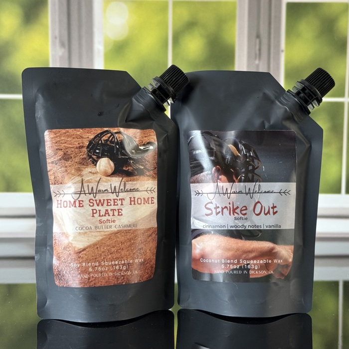 Strike Out Baseball Softie | Squeeze Wax Melt | Baseball Collection | Squeeze Candle
