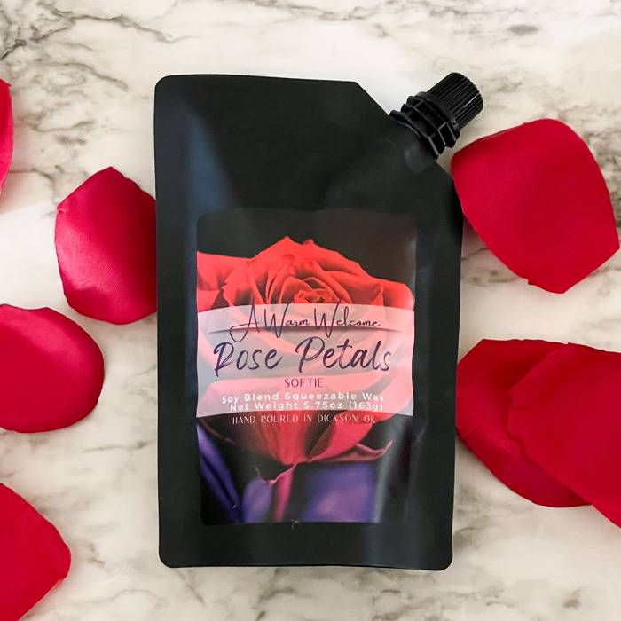 Rose Petals Softie | Spring Squeeze Wax Melt | Home Fragrance | Squeeze Candle