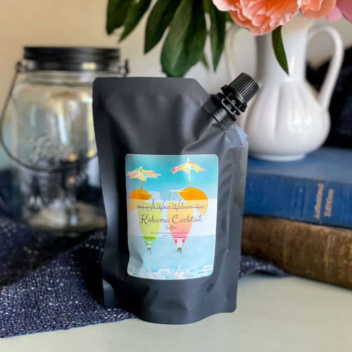 Kokomo Cocktail Softie | Summer Squeeze Wax Melt | Home Fragrance | Squeeze Candle