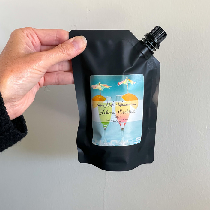 Kokomo Cocktail Softie | Summer Squeeze Wax Melt | Home Fragrance | Squeeze Candle