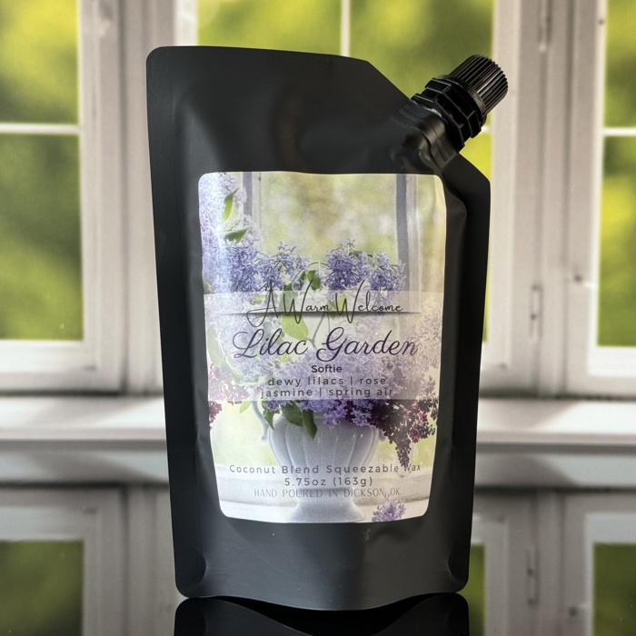 Lilac Garden Softie | Spring Squeeze Wax Melt | Home Fragrance | Squeeze Candle
