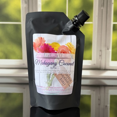 Mahogany Coconut Softie | Mother's Day Scent | Squeeze Wax Melt | Squeeze Candle