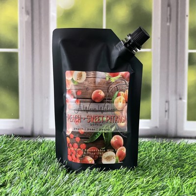Peach + Sweet Pitanga Softie | Summer Squeeze Wax Melt | Home Fragrance | Squeeze Candle