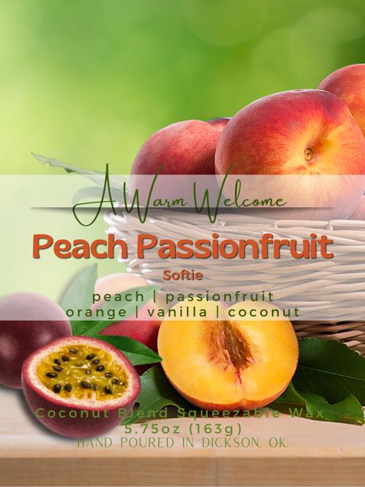 Peach Passionfruit Softie | Summer Squeeze Wax Melt | Home Fragrance | Squeeze Candle