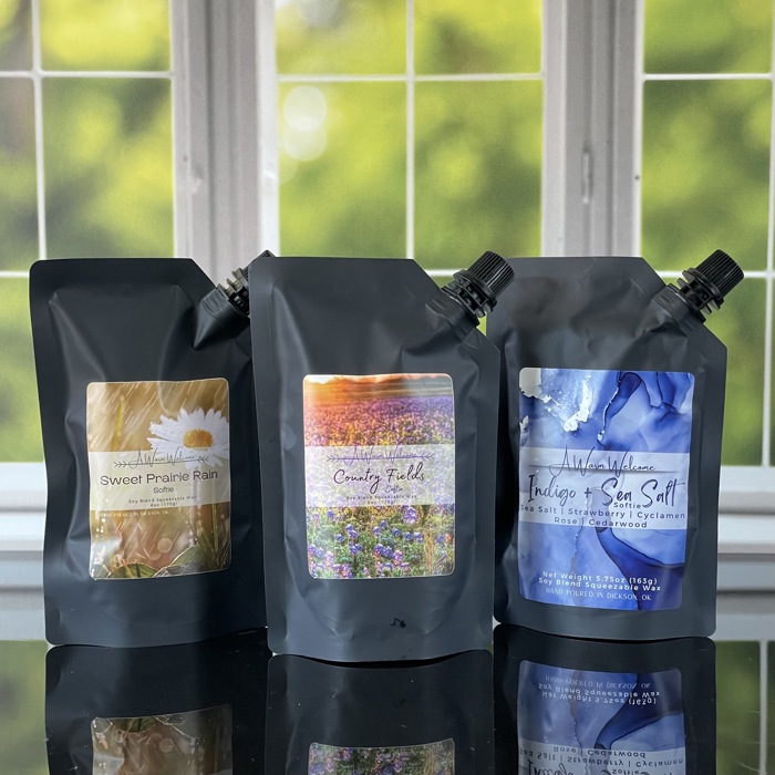 Sweet Prairie Rain Softie | Spring Squeeze Wax Melt | Home Fragrance | Squeeze Candle