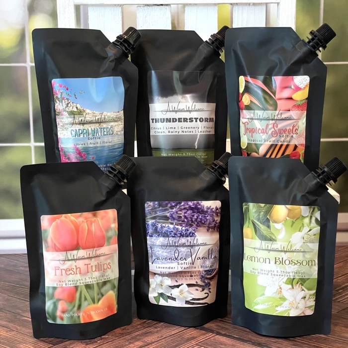 Tropical Sweets Softie | Summer Squeeze Wax Melt | Home Fragrance | Squeeze Candle