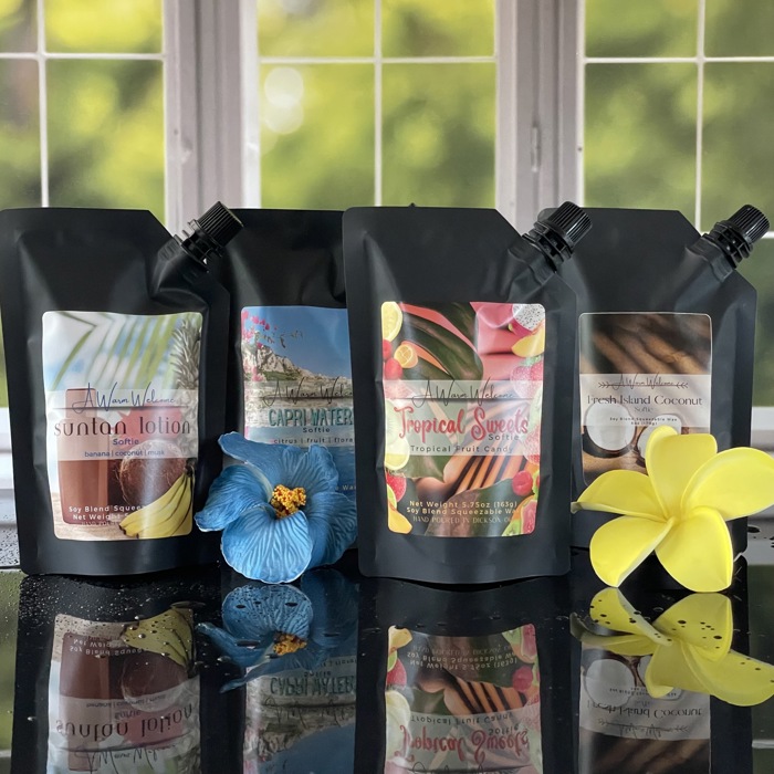 Capri Waters Softie | Summer Squeeze Wax Melt | Home Fragrance | Squeeze Candle