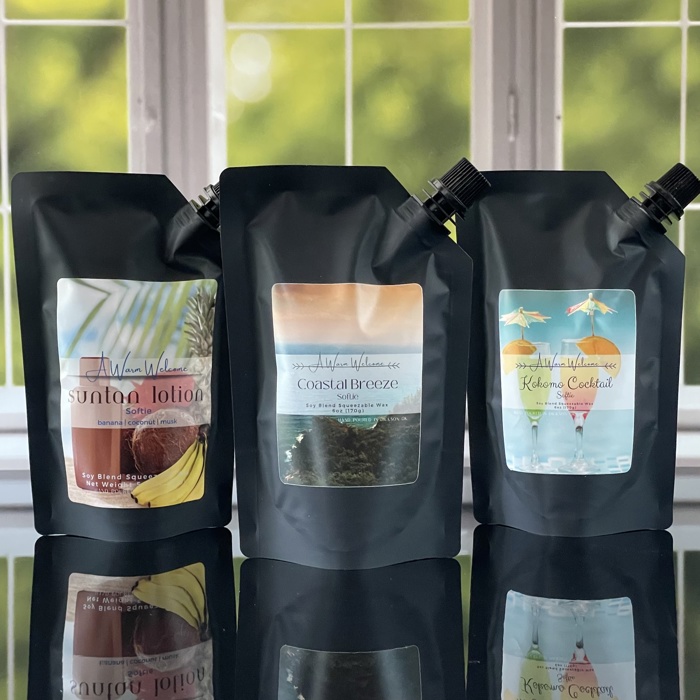 Kokomo Cocktail Softie | Summer Squeeze Wax Melt | Home Fragrance | Squeeze Candle