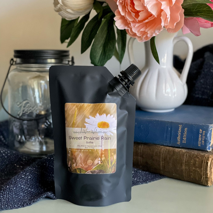 Sweet Prairie Rain Softie | Spring Squeeze Wax Melt | Home Fragrance | Squeeze Candle