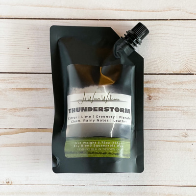 Thunderstorm Softie | Spring Squeeze Wax Melt | Home Fragrance | Squeeze Candle