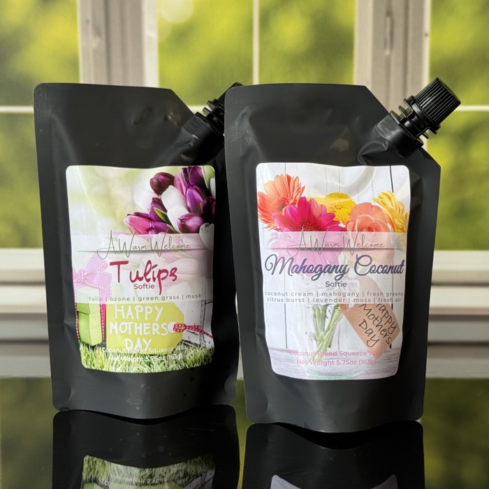 Mahogany Coconut Softie | Mother's Day Scent | Squeeze Wax Melt | Squeeze Candle