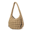 Khaki The Ashton | Puffer Hobo Tote | 13 Colors