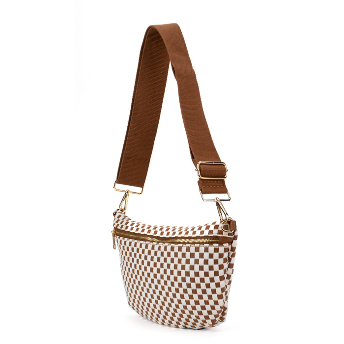 The Fiona | Checkered Woven Bum Bag (11 Colors)