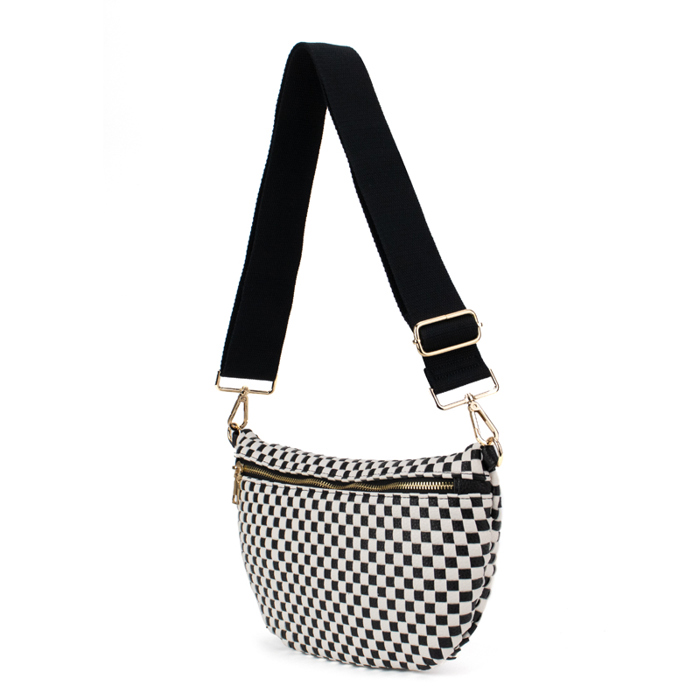 The Fiona | Checkered Woven Bum Bag (11 Colors)