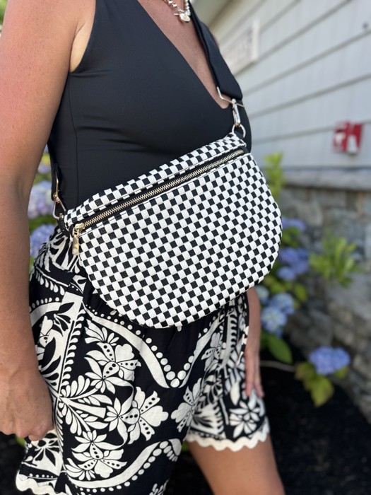 The Fiona | Checkered Woven Bum Bag (11 Colors)