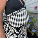Black Checkered The Fiona | Checkered Woven Bum Bag (11 Colors)