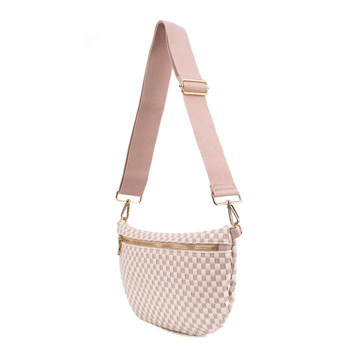 The Fiona | Checkered Woven Bum Bag (11 Colors)