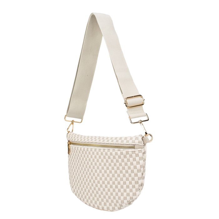 The Fiona | Checkered Woven Bum Bag (11 Colors)