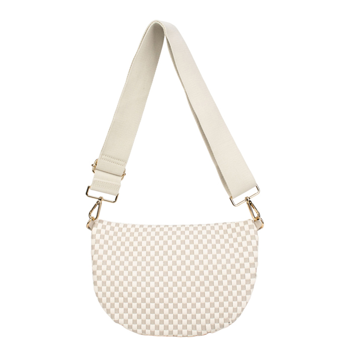 The Fiona | Checkered Woven Bum Bag (11 Colors)