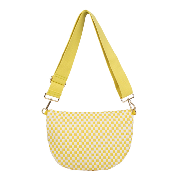 The Fiona | Checkered Woven Bum Bag (11 Colors)