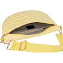 Yellow Checkered The Fiona | Checkered Woven Bum Bag (11 Colors)