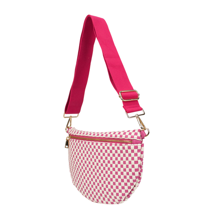 The Fiona | Checkered Woven Bum Bag (11 Colors)