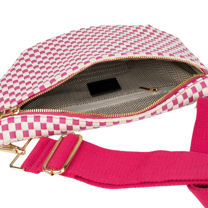 The Fiona | Checkered Woven Bum Bag (11 Colors)