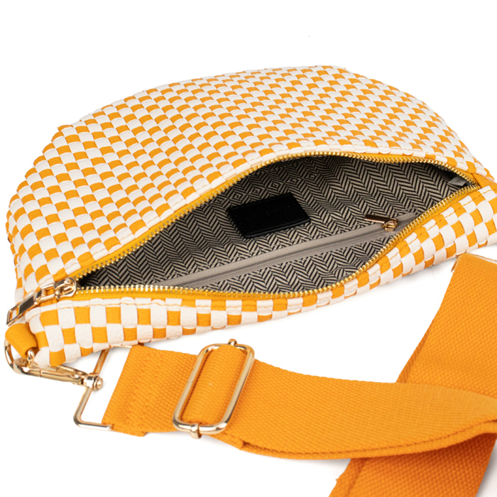 The Fiona | Checkered Woven Bum Bag (11 Colors)