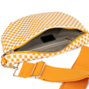 Orange Checkered The Fiona | Checkered Woven Bum Bag (11 Colors)