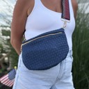 Denim The Fiona | Checkered Woven Bum Bag (11 Colors)