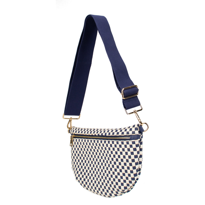 The Fiona | Checkered Woven Bum Bag (11 Colors)