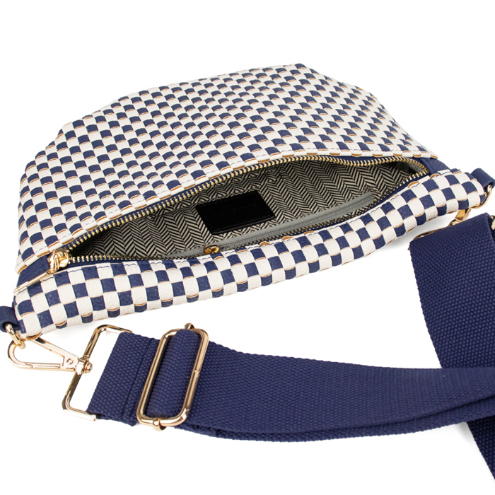 The Fiona | Checkered Woven Bum Bag (11 Colors)